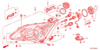 PROJECTEUR pour Honda CR-V EX 5 Portes 6 vitesses manuelles 2011