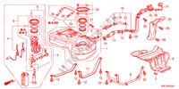 RESERVOIR A CARBURANT(2.0L)(2.4L) pour Honda CR-V EX 5 Portes 6 vitesses manuelles 2011