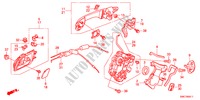 SERRURES PORTES ARRIERE/POIGNEE EXTERNE(2) pour Honda CR-V RVSI 5 Portes 5 vitesses automatique 2011
