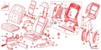 SIEGE AVANT(G.)(SIGE ASSISTE) pour Honda CR-V RV-SI 5 Portes 5 vitesses automatique 2011