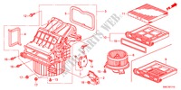 SOUFFLERIE DE CHAUFFAGE(LH) pour Honda CR-V EXECUTIVE 5 Portes 6 vitesses manuelles 2011