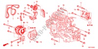 SUPPORT D'ALTERNATEUR(2.0L) pour Honda CR-V COMFORT 5 Portes 6 vitesses manuelles 2011