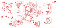 SYSTEME DE NAVIGATION(RH) pour Honda CR-V DIESEL 2.2 EX ADVANCED 5 Portes 5 vitesses automatique 2011