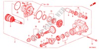TRANSFERT(4WD)(2.0L)(2.4L) pour Honda CR-V RV-I 5 Portes 6 vitesses manuelles 2011