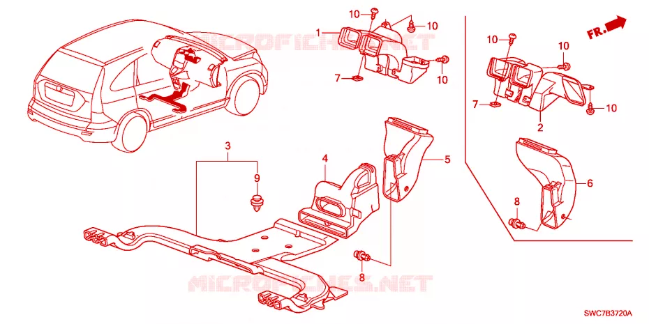 CONDUIT Honda  CRV DIESEL 2011 2.2 COMFORT RUNOUT 5 vitesses automatique 