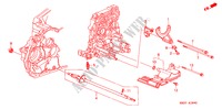 FOURCHETTE DE SELECTION(2.3L) pour Honda SHUTTLE 2.3IES 5 Portes 4 vitesses automatique 1999