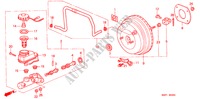 MAITRE CYLINDRE DE FREIN/ ALIMENTATION PRINCIPALE(LH)(98/99) pour Honda SHUTTLE 2.3IES 5 Portes 4 vitesses automatique 1998