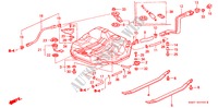 RESERVOIR A CARBURANT pour Honda CITY LI 4 Portes 4 vitesses automatique 2000
