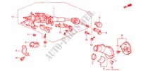 COLONNE DE DIRECTION pour Honda LEGEND LEGEND 4 Portes 4 vitesses automatique 2001