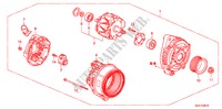 ALTERNATEUR(DENSO) pour Honda PILOT EX 5 Portes 5 vitesses automatique 2011