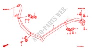 CLIMATISEUR(DURITE ARRIERE/TUYAU ARRIERE) pour Honda PILOT TOURING 5 Portes 5 vitesses automatique 2011