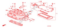 COLLECTEUR D'ADMISSION pour Honda PILOT EX 5 Portes 5 vitesses automatique 2011