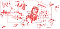 COMP. DE SIEGE AV.(G.)(PUISSANCE) pour Honda PILOT TOURING 5 Portes 5 vitesses automatique 2011
