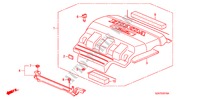 COUVERCLE DE MOTEUR pour Honda PILOT EX 5 Portes 5 vitesses automatique 2011