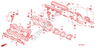 INJECTEUR DE CARBURANT pour Honda PILOT EX-L 5 Portes 5 vitesses automatique 2011