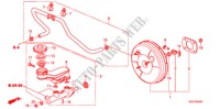 MAITRE CYLINDRE DE FREIN/ALIMENTATION PRINCIPALE pour Honda PILOT EX-L 5 Portes 5 vitesses automatique 2011