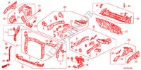 PAROI TRANSVERSALE AVANT/TABLEAU DE BORD pour Honda PILOT EX-L 5 Portes 5 vitesses automatique 2011