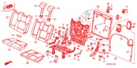 SIEGE ARRIERE(G.) pour Honda PILOT EX-L 5 Portes 5 vitesses automatique 2011