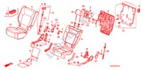 SIEGE CENTRAL(D.) pour Honda PILOT EX 5 Portes 5 vitesses automatique 2009