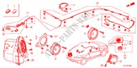 ANTENNE/HAUT PARLEUR(LH) pour Honda CR-Z BASE 3 Portes 6 vitesses manuelles 2011