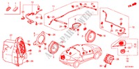 ANTENNE/HAUT PARLEUR(RH) pour Honda CR-Z THIS IS 3 Portes 6 vitesses manuelles 2011