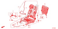 COMP. DE SIEGE AV.(D.)(SIEGE REGLAGE MANUEL) pour Honda CR-Z BASE 3 Portes 6 vitesses manuelles 2011