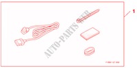 HDD NAVI IPOD CORD pour Honda CR-Z BASE 3 Portes 6 vitesses manuelles 2011