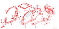 PANNEAUX EXTERIEURS/PANNEAU ARRIERE pour Honda CR-Z THIS IS 3 Portes 6 vitesses manuelles 2011