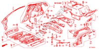 PLANCHER/PANNEAUX INTERIEURS pour Honda CR-Z TOP 3 Portes 6 vitesses manuelles 2011