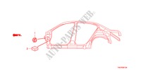 ANNEAU(LATERAL) pour Honda ACCORD 3.5 EX 4 Portes 5 vitesses automatique 2009