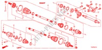ARBRE PRIMAIRE AVANT/DEMI ARBRE(V6) pour Honda ACCORD 3.5 LX 4 Portes 5 vitesses automatique 2011