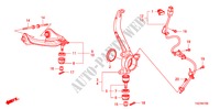 ARTICULATION AVANT pour Honda ACCORD 2.4 LX 4 Portes 5 vitesses manuelles 2011