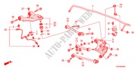 BRAS INFERIEUR ARRIERE pour Honda ACCORD 2.4 LX 4 Portes 5 vitesses manuelles 2010