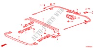 COULISSANTS DE TOIT pour Honda ACCORD 2.4 LX 4 Portes 5 vitesses manuelles 2010