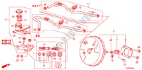 MAITRE CYLINDRE DE FREIN/ALIMENTATION PRINCIPALE pour Honda ACCORD 3.5 LX 4 Portes 5 vitesses automatique 2009