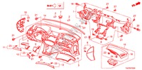 PANNEAU D'INSTRUMENT pour Honda ACCORD 2.4 EX 4 Portes 5 vitesses automatique 2011