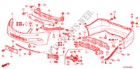 PARE CHOCS pour Honda ACCORD 3.5 LX 4 Portes 5 vitesses automatique 2009