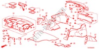 PLATEAU ARRIERE/GARNITURE LATERALE pour Honda ACCORD 3.5 LX 4 Portes 5 vitesses automatique 2009