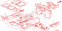 TAPIS DE SOL pour Honda ACCORD 3.5 EX 4 Portes 5 vitesses automatique 2011