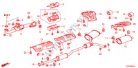TUYAU D'ECHAPPEMENT(V6) pour Honda ACCORD 3.5 LX 4 Portes 5 vitesses automatique 2008