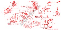 UNITE DE COMMANDE(CABINE)(1) pour Honda ACCORD 2.4 LX 4 Portes 5 vitesses manuelles 2008
