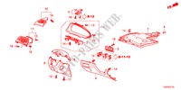 GARNITURE D'INSTRUMENT(COTE DE CONDUCTEUR) pour Honda ACCORD 24EXI  SASO MIRROR 4 Portes 5 vitesses automatique 2012