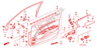 GARNITURE DE PORTE pour Honda ACCORD 2.4 EXG 2 Portes 5 vitesses automatique 2011