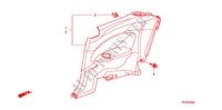 GARNITURE LATERALE pour Honda ACCORD V6 EX 2 Portes 5 vitesses automatique 2011