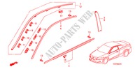MOULAGE pour Honda ACCORD V6 EXG 2 Portes 5 vitesses automatique 2011
