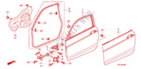 PANNEAUX DE PORTE pour Honda ACCORD 2.4 EXG 2 Portes 5 vitesses automatique 2011