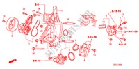 POMPE A EAU(L4) pour Honda ACCORD 2.4 EX 2 Portes 5 vitesses automatique 2011
