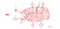 ANNEAU(INFERIEUR) pour Honda JAZZ 1.4 LS 5 Portes 5 vitesses manuelles 2009