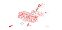 BOBINE SUPERIEURE BOUCHON pour Honda JAZZ 1.4 ELEG TEMP TIRE 5 Portes Transmission Intelligente manuelle 2009