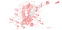 CARTER DE CHAINE pour Honda JAZZ 1.4 ELEG TEMP TIRE 5 Portes Transmission Intelligente manuelle 2009